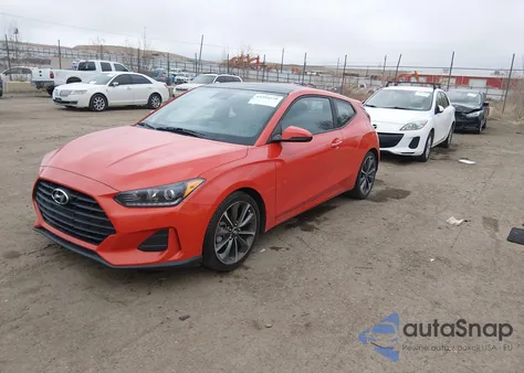 2019 Hyundai Veloster 2.0 Premium z USA, uszkodzony, nr VIN KMHTG6AF3KU005327